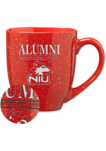 Northern Illinois Huskies Alumni 16oz Speckle Ceramic Mug - Red