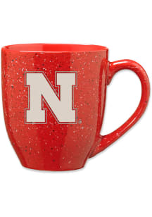 Nebraska Cornhuskers 16oz Team Logo Speckled Ceramic Mug - Red