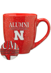 Nebraska Cornhuskers 16oz Alumni Speckled Ceramic Mug - Red