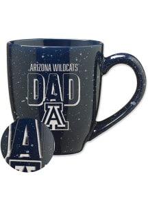 Arizona Wildcats 16oz #1 Dad Speckle Ceramic Mug - Navy Blue