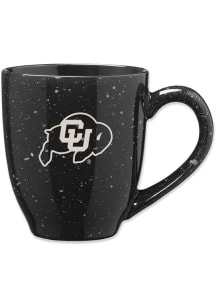 Colorado Buffaloes 16oz Team Logo Speckled Ceramic Mug - Black