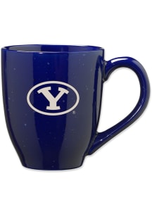 BYU Cougars 16oz Speckle Ceramic Mug - Royal Blue