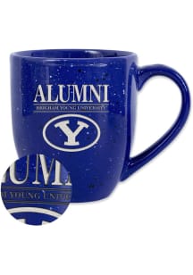 BYU Cougars Alumni 16oz Speckle Ceramic Mug - Blue