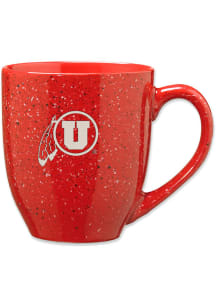 Utah Utes 16oz Speckle Ceramic Mug - Red
