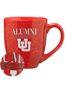 Utah Utes Alumni 16oz Speckle Ceramic Mug - Red