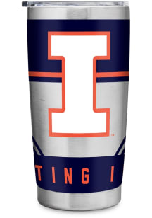 Illinois Fighting Illini 20oz Stainless Steel Tumbler - Silver