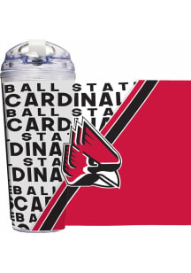 Ball State Cardinals 24oz Acrylic Tumbler