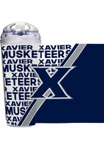 Xavier Musketeers 24oz Acrylic Tumbler - Navy Blue