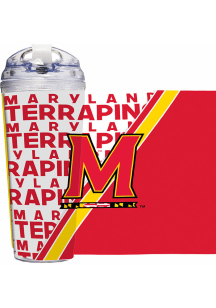Maryland Terrapins 24oz Acrylic Tumbler - Red