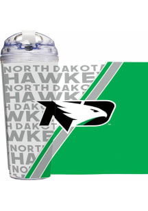 North Dakota Fighting Hawks 24oz Acrylic Tumbler - Green