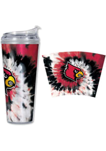 Louisville Cardinals 24oz Metallic Tumbler - Red