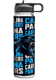 Carolina Panthers 22oz Stainless Steel Tumbler - Silver