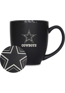 Dallas Cowboys Personalized Bistro Ceramic Mug - Black