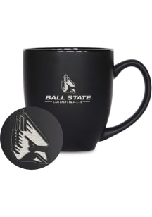 Ball State Cardinals Personalized Bistro Ceramic Mug - Black