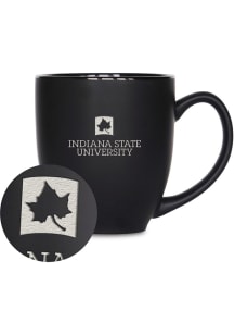 Indiana State Sycamores Personalized Bistro Ceramic Mug - Black