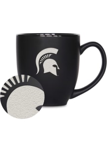Michigan State Spartans Personalized Bistro Ceramic Mug - Black