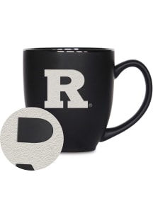 Rutgers Scarlet Knights Personalized Bistro Ceramic Mug - Black