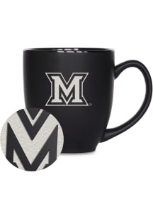 Miami RedHawks Personalized Bistro Ceramic Mug - Black