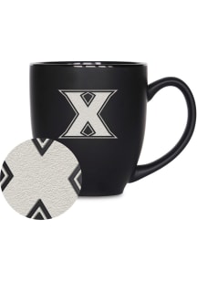 Xavier Musketeers Personalized Bistro Ceramic Mug - Black