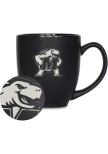 Maryland Terrapins Personalized Bistro Ceramic Mug - Black