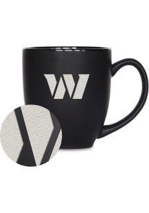 Washington Commanders Personalized Bistro Ceramic Mug - Black