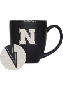 Nebraska Cornhuskers Personalized Bistro Ceramic Mug - Black