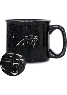 Carolina Panthers Personalized 12oz Campfire Ceramic Mug - Black