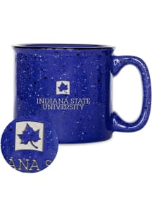 Indiana State Sycamores Personalized 12oz Campfire Ceramic Mug - Blue