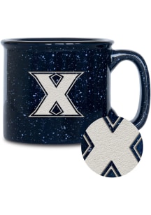 Xavier Musketeers Personalized 12oz Campfire Ceramic Mug - Navy Blue