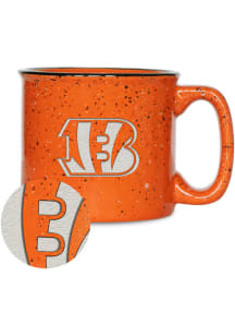 Cincinnati Bengals Personalized 12oz Campfire Ceramic Mug - Orange