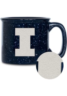 Illinois Fighting Illini Personalized 12oz Campfire Ceramic Mug - Navy Blue