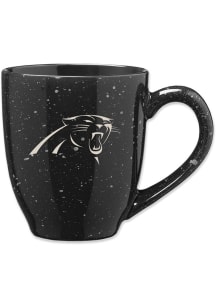 Carolina Panthers Personalized 16oz Speckle Ceramic Mug - Black