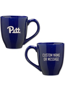 Pitt Panthers Personalized 16oz Speckle Ceramic Mug - Blue