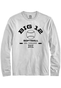 Summit Sportswear Big 12 White 2026 Softball Championship Long Sleeve T Shirt