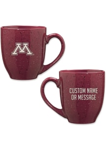 Minnesota Golden Gophers Personalized 16oz Speckle Ceramic Mug - Maroon