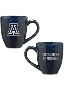 Arizona Wildcats Personalized 16oz Speckle Ceramic Mug - Navy Blue