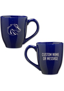 Boise State Broncos Personalized 16oz Speckle Ceramic Mug - Blue