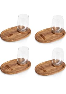 Chicago White Sox 4 Piece Wine and Appetizer Serving Tray