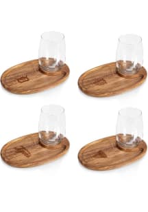 Detroit Tigers 4 Piece Wine and Appetizer Serving Tray