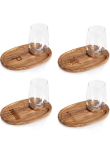 Pittsburgh Pirates 4 Piece Wine and Appetizer Serving Tray