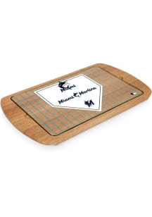 Miami Marlins Billboard Glass Top Serving Tray