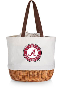 Alabama Crimson Tide Beige Coronado Basket Tote