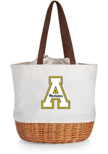 Appalachian State Mountaineers Beige Coronado Basket Tote
