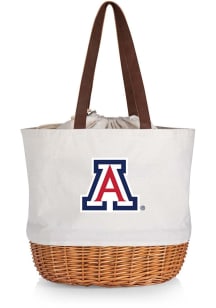 Arizona Wildcats Beige Coronado Basket Tote