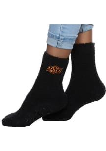 Oklahoma State Cowboys Orange Yth Fuzzy Slipper Youth Crew Socks
