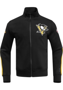 Pro Standard Pittsburgh Penguins Mens Black Classic Track Track Jacket