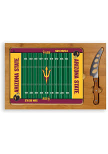 Arizona State Sun Devils Icon Glass Top Cutting Board