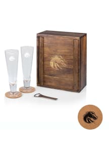 Boise State Broncos Pilsner Beer Glass Drink Set