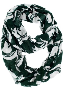 Michigan State Spartans Logo Infinity Womens Scarf