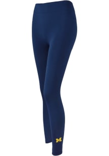 Michigan Wolverines Womens Blue Embroidered Pants